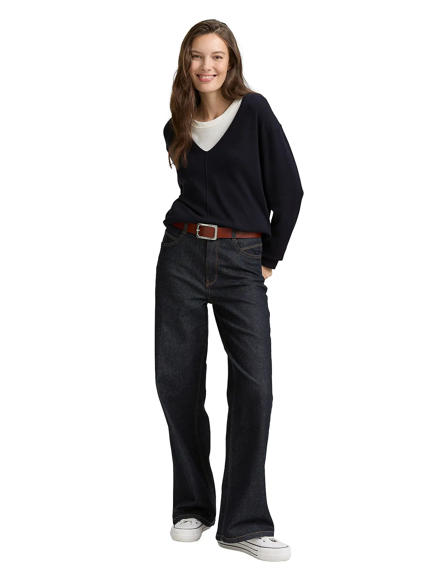TOM TAILOR | Pullover | dunkelblau